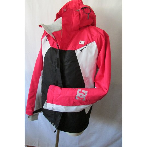 DC Women's XS Black White Pink Snowboard Jacket 💙 - Picture 2 of 7